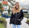 Kylie kabát fekete – Női átmeneti kabát – Innova Fashion – 4. kép